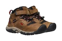 Încălțăminte outdoor pentru copii Keen Ridge Flex Mid Wp Bison/Red Carpet
