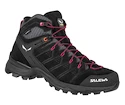 Încălțăminte outdoor pentru femei Salewa  WS Alp Mate Mid PTX Black Out/Virtual Pink