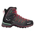 Încălțăminte outdoor pentru femei Salewa  WS MTN Trainer Lite Mid Gtx Feld Green/Fluo Coral