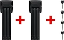 Încuietoare pentru biciclete Abus  6000K/90 BK SH BORDO Twinset