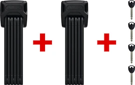 Încuietoare pentru biciclete Abus 6000K/90 BK SH BORDO Twinset
