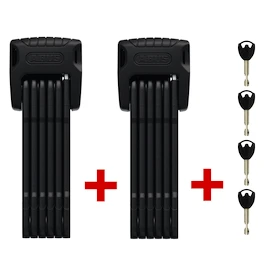 Încuietoare pentru biciclete Abus 6500K/90 BK SH BORDO Granit Twinset