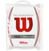 Înveliș superior Wilson  Pro Overgrip Perforated White (12 Pack)