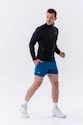 Jachetă pentru bărbați Nebbia  Long sleeved w hoodie Sporty Zipper Jacket with side pockets “Control” 332 black