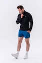 Jachetă pentru bărbați Nebbia  Long sleeved w hoodie Sporty Zipper Jacket with side pockets “Control” 332 black