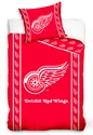 Lenjerie de pat Official Merchandise NHL Bed Linen NHL Detroit Red Wings Stripes