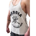 Maiou pentru bărbați Nebbia NEBBIA x OLYMPIA Washed Muscle Back Stringer GOLDEN AGE 791 light grey