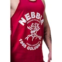 Maiou pentru bărbați Nebbia NEBBIA x OLYMPIA Washed Muscle Back Stringer GOLDEN AGE 791 red