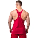 Maiou pentru bărbați Nebbia NEBBIA x OLYMPIA Washed Muscle Back Stringer GOLDEN AGE 791 red