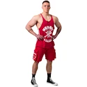 Maiou pentru bărbați Nebbia NEBBIA x OLYMPIA Washed Muscle Back Stringer GOLDEN AGE 791 red