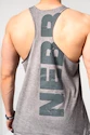 Maiou pentru bărbați Nebbia  Washed-off Oversized Stringer MAX OUT 359 Light Grey