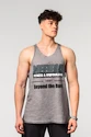 Maiou pentru bărbați Nebbia  Washed-off Oversized Stringer MAX OUT 359 Light Grey