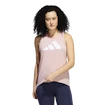 Maiou pentru femei adidas  3-Bar Logo Tank Wonder Mauve XS