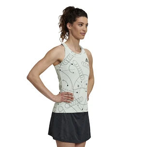 Maiou pentru femei adidas  Club Graphic Tank Linen Green S