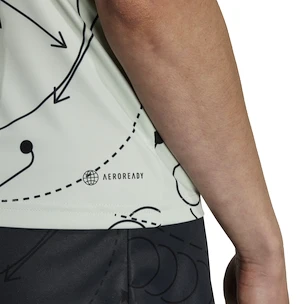 Maiou pentru femei adidas  Club Graphic Tank Linen Green S