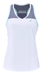 Maiou pentru femei Babolat  Play Tank Top Women White/Blue
