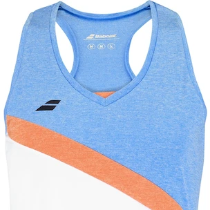 Maiou pentru femei Babolat  Play Tank Top Women White/Blue S