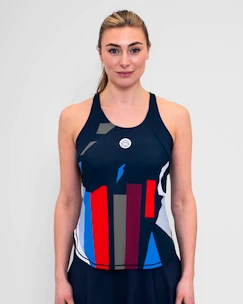 Maiou pentru femei BIDI BADU  New York 2024 Tank Dark Blue/Red