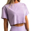 Maiou pentru femei GymBeam  Limitless Cropped T-shirt Lavender
