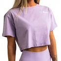 Maiou pentru femei GymBeam  Limitless Cropped T-shirt Lavender