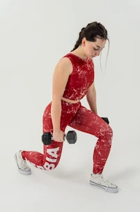Maiou pentru femei Nebbia Barbell Therapy Rough Girl 617 red