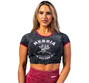 Maiou pentru femei Nebbia NEBBIA x OLYMPIA Washed Crop Top GOLDEN AGE 782 black