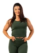 Maiou pentru femei Nebbia  Organic Cotton Ribbed Tank Top 414 dark green S