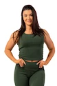 Maiou pentru femei Nebbia  Organic Cotton Ribbed Tank Top 414 dark green S