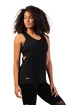Maiou pentru femei Nebbia  Sleeveless Loose Cross Back Tank Top "Feeling Good" 419 Black