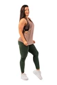 Maiou pentru femei Nebbia  Sleeveless Loose Cross Back Tank Top "Feeling Good" 419 Brown