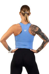 Maiou pentru femei Nebbia  Sporty Slim-Fit Crop Tank Top 422 light blue