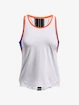Maiou pentru femei Under Armour  2 in 1 Knockout Tank-WHT