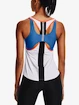 Maiou pentru femei Under Armour  2 in 1 Knockout Tank-WHT