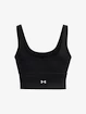 Maiou pentru femei Under Armour  Meridian Fitted Crop Tank-BLK