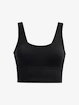 Maiou pentru femei Under Armour  Meridian Fitted Crop Tank-BLK
