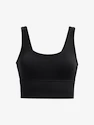 Maiou pentru femei Under Armour  Meridian Fitted Crop Tank-BLK