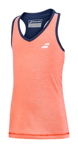 Maiou pentru fete Babolat  Play Tank Top Fluo Strike 12 - 14 ani
