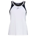 Maiou pentru fete Head  Club 22 Tank Top Girls White/Dark Blue 164 cm