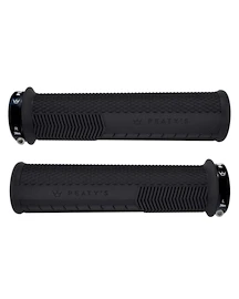 Mânere de ghidon PEATY'S Monarch knurl thin black (pgm-knl-thn-blk-20)