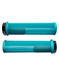 Mânere de ghidon PEATY'S  Monarch knurl thin turquoise (pgm-knl-thn-trq-20)
