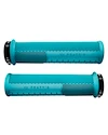 Mânere de ghidon PEATY'S  Monarch knurl thin turquoise (pgm-knl-thn-trq-20)