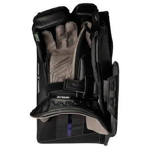 Mănușă de respins Bauer Vapor FLYLITE Black Senior pentru mâna dreaptă (regular)
