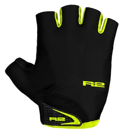 Mănuși de ciclism R2 Riley Black-Yellow