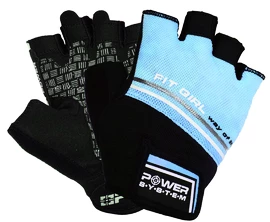Mănuși de fitness pentru femei Power System Fit Girl Evo Blue