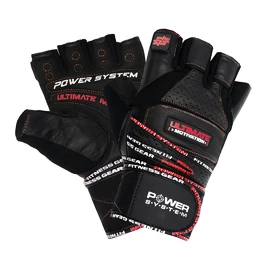 Mănuși de fitness Power System Ultimate Motivation Black/Red