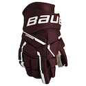 Mănuși de hochei Bauer  M5PRO Maroon Senior 15 inci