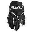 Mănuși de hochei Bauer  MACH Black/White Intermediate 13 inci