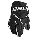 Mănuși de hochei Bauer  MACH Black/White Intermediate 13 inci