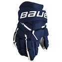 Mănuși de hochei Bauer  MACH Navy Intermediate 12 inci