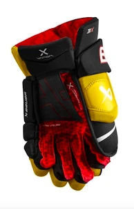 Mănuși de hochei Bauer Vapor 3X Black/Gold Intermediate